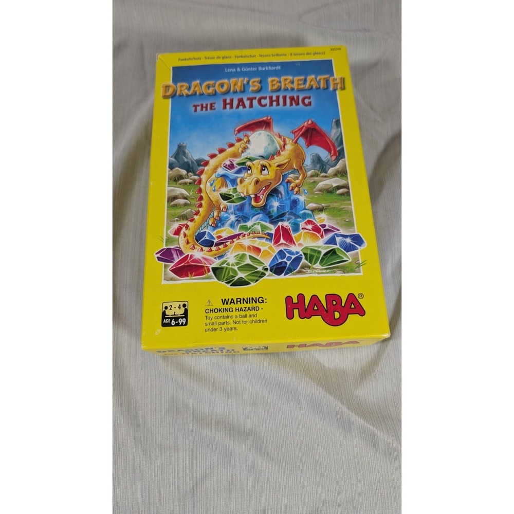 HABA "DRAGONS BREATH" TABLETOP GAME 2-4 PLAYER OPEN BOX COMPLETE